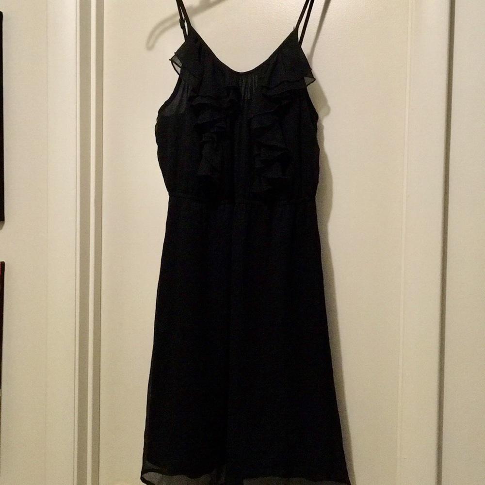 Small, Black, Chiffon Dress